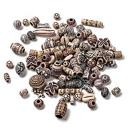 Mixed Antique Style Acrylic Beads, Mixed Color, 9~25x7~31x6~15mm, Hole: 1~5mm(X1-MACR-R546-01)