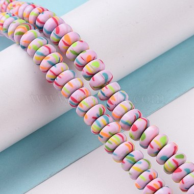 Handmade Polyester Clay Beads Strand(CLAY-P001-02B)-2