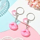 2Pcs Resin Pendants Keychain(KEYC-YW00191-01)-1