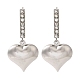 Stainless Steel Inlay Rhinestone Stud Earrings for Women(EJEW-M024-06B-P)-1