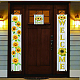 Polyester Hanging Sign for Home Office Front Door Porch Decorations(HJEW-WH0023-007)-4