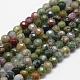 Chapelets de perles en agate indienne naturelle(G-D840-51-4mm)-1