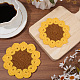 2Pcs Cotton Macrame Cup Mats(AJEW-DJ0001-90)-4