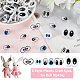 60Pcs 6 Style Plastic Craft Eyes(KY-OC0001-24)-4