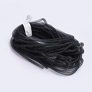 Plastic Net Thread Cord, Black, 8mm, 30Yards(PNT-Q003-8mm-16)