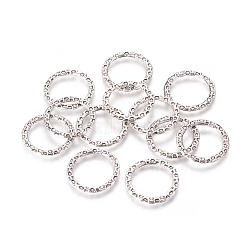 Alloy Linking Rings, Lead Free, Antique Silver Color, 18.5x1.5mm(PALLOY-A20043-AS-LF)