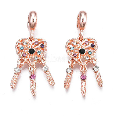 Others Alloy+Rhinestone Dangle Charms