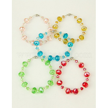 Mixed Color Glass Bracelets