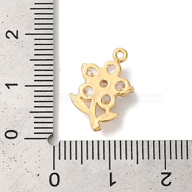 Brass Micro Pave Clear Cubic Zirconia Pendants(KK-M294-05G-01)-3