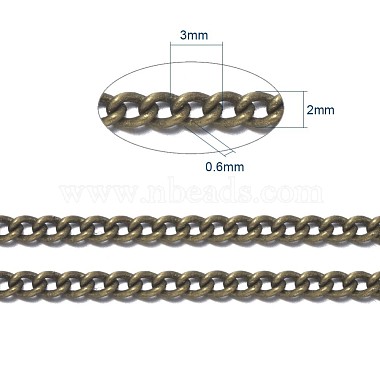 Brass Twisted Chains(CHC-S096-AB-NF-1)-6