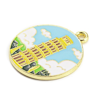 Alloy Enamel Pendants(ENAM-M217-03E-G)-2