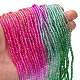 Transparent Painted Glass Beads Strands(DGLA-A034-T1mm-A03)-2