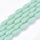 Opaque Solid Color Glass Beads Strands(X-GLAA-T009-001H)-1