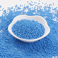 TOHO Japanese Seed Beads, Round, (43D) Opaque Cornflower, 11/0, 2x1.5mm, Hole: 0.5mm, about 42000pcs/pound(SEED-K008-2mm-43D)