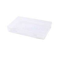(Defective Closeout Sale: Scratched) Transparent Plastic Box, Rectangle, Clear, 17.8x10.9x3cm(CON-XCP0002-33)