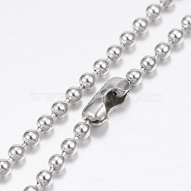 304 Stainless Steel Necklaces(NJEW-G307-07-1.5mm-P)-2
