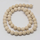 Natural Fossil Beads Strands(G-D694-12mm)-1