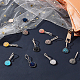 Плоские круглые украшения из смолы на молнии с подвесками(PALLOY-PH01611)-4