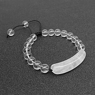 Natural Quartz Crystal Bead Braided Bead Bracelets for Women Men, No Size(LS5537-5)