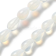 Opalite Beads Strands, Teardrop, 9x6mm, Hole: 1.2mm, about 44pcs/strand, 15.75''(40cm)(G-B106-A04-01)