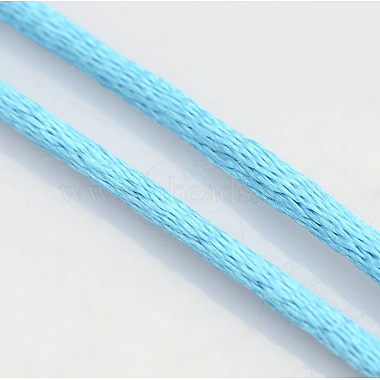 Cordons fil de nylon tressé rond de fabrication de noeuds chinois de macrame rattail(NWIR-O001-A-10)-2