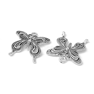 Tibetan Style Alloy Butterfly Pendants(TIBEP-3945-AS-RS)-2