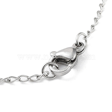 202 Stainless Steel Rosary Bead Necklaces(NJEW-D060-01D-GP)-4