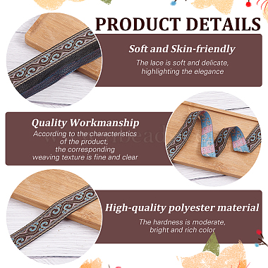 9M Flat Ethnic Style Polyester Ribbons(SRIB-WH0011-101B)-4