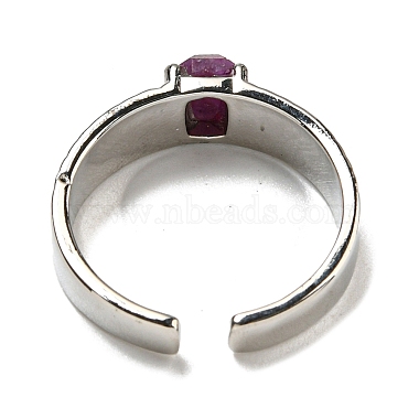 Natural Ruby Adjustable Rings(RJEW-K269-12P-10)-3