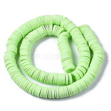 Flat Round Eco-Friendly Handmade Polymer Clay Beads(CLAY-R067-10mm-24)-2