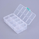 Boîte en plastique de stockage d'organisateur(X-CON-X0002-02)-2