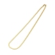 Ion Plating(IP) 304 Stainless Steel Herringbone Chain Necklace for Men Women(X-NJEW-E076-04C-G)-1