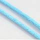 Cordons fil de nylon tressé rond de fabrication de noeuds chinois de macrame rattail(NWIR-O001-A-10)-2
