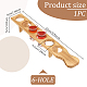 6-Loch Weinglashalter aus Kiefernholz(ODIS-WH0025-158)-2