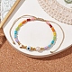 Colorful Glass Seed & Brass Braided Bead Bracelet(BJEW-JB10138-03)-2