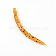 Soft PVC Fishing Baits, Fishing Worms for Saltwater Freshwater, Goldenrod, 110x8mm(FIND-WH0072-92C)