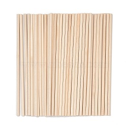 Round Wooden Sticks, Dowel Rods, for Children Toy Building Model Material Supplies, PeachPuff, 15x0.4cm(WOOD-WH0027-22C)