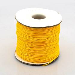 Imported Nylon Thread, Goldenrod, 0.8mm, about 120yards/roll(NWIR-A005-122)