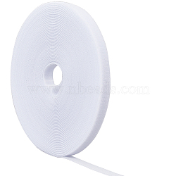 Blending Reusable Cable Straps Cable Ties, Hook and Loop Tapes, for Cords Cable Management, White, 12x1.2mm, 15m/roll(FIND-WH0152-337B)