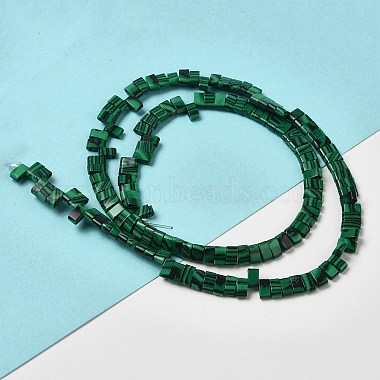 Synthetic Malachite Beads Strands(G-Z045-A18-01)-2