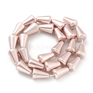 Electroplated Shell Pearl Beads Strands(BSHE-G027-06)-3
