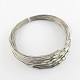 Steel Wire Bracelet Cord DIY Jewelry Making(TWIR-R004-23)-1