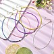 Natural & Synthetic Mixed Gemstone & Glass Seed Beaded Necklace with 304 Stainless Steel Clasp for Women(NJEW-JN04420)-6