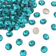 Preciosa&reg MAXIMA Crystal Round Stones, Czech Crystal, Bicone(436 11 177 Rivoli), Dura Foiling, 60230 Blue Zircon, SS39(8.15~8.4mm)(X-PRC-RASS39-60230)