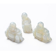 Opalite Display Decorations, Buddha, 44.5x27x48.5mm(G-O200-07C)