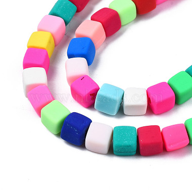 Handmade Polymer Clay Beads Strands(CLAY-T020-09)-3