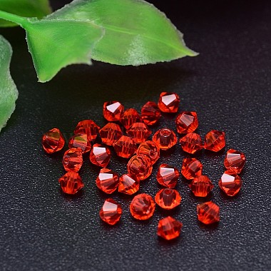 imitation facettes cristal autrichien rangées de perles(G-M180-6mm-06B)-2