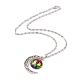 Collar del orgullo del arco iris(NJEW-F291-01K)-2