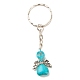 Dyed Synthetic Turquoise Keychains(KEYC-JKC00328-04)-1