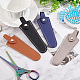 4Pcs 4 Colors PU Leather Hairdressing Scissor Pouch(AJEW-FG0002-33)-3